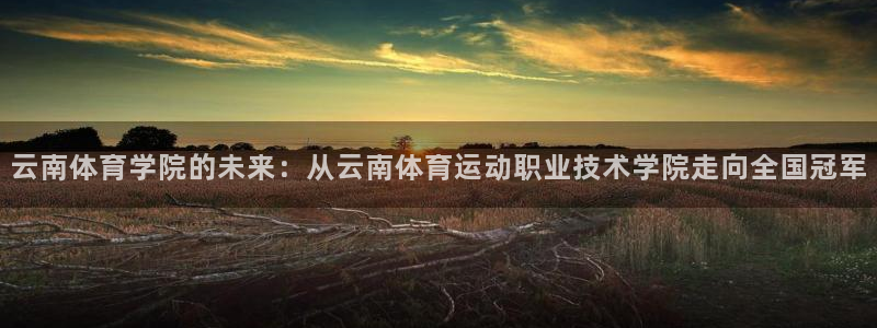 oety欧亿体育官网下载招商电话：云南体育学院的未来：从云南